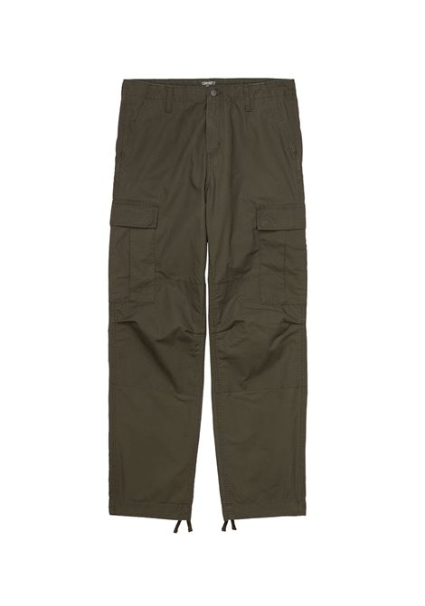 pantaloni regular cargo uomo cipresso in cotone CARHARTT WIP | I03246763.02